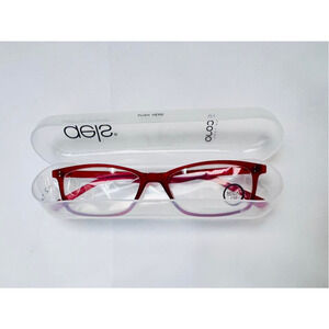 NEW! Scojo New York Gels Manhattan Reading Glasses 1.50 x MATTE RED